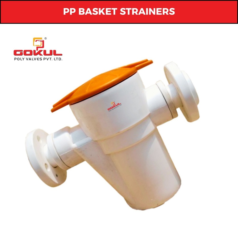 PP Fabricated Basket Strainer