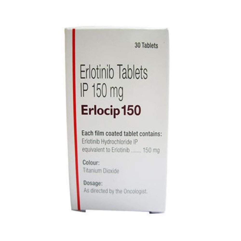 Erlocip  Erlotinib Tablet 150 Mg - Origin: India
