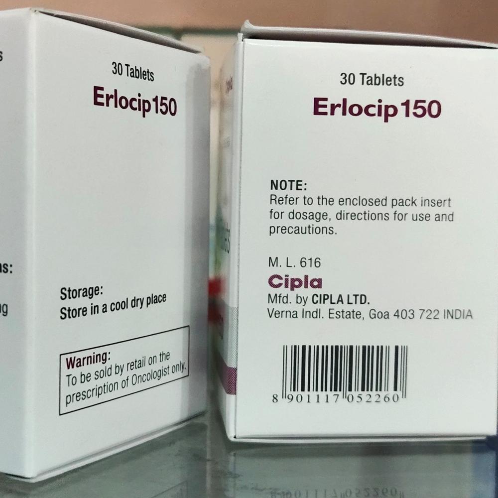 Erlocip  Erlotinib Tablet 150 mg