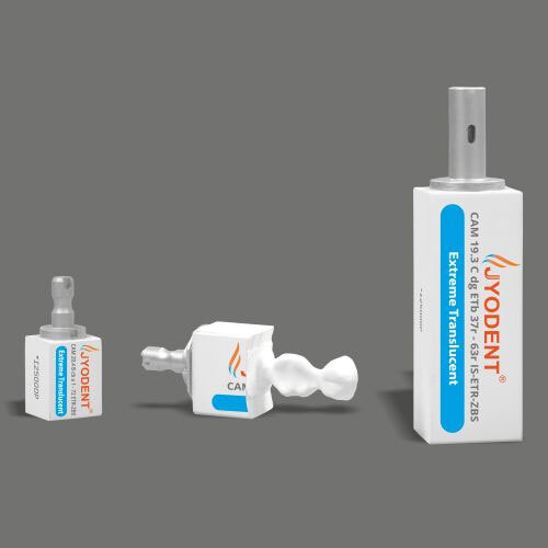 Jyodent Rectangular Blocks with Metal Shanks in Extreme Translucent Zirconia (IS-ETR-ZBS)