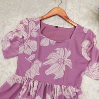 flora printed kurti