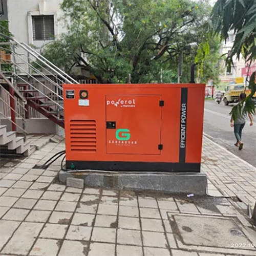 110 Kva Silent Diesel Generator - Color: Red