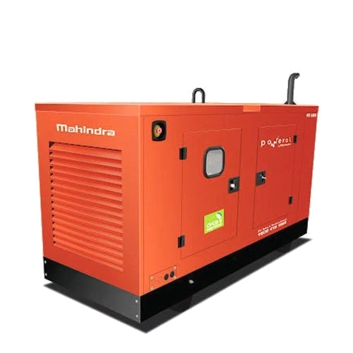 Mahindra Diesel Generator Installation Service - Color: Red
