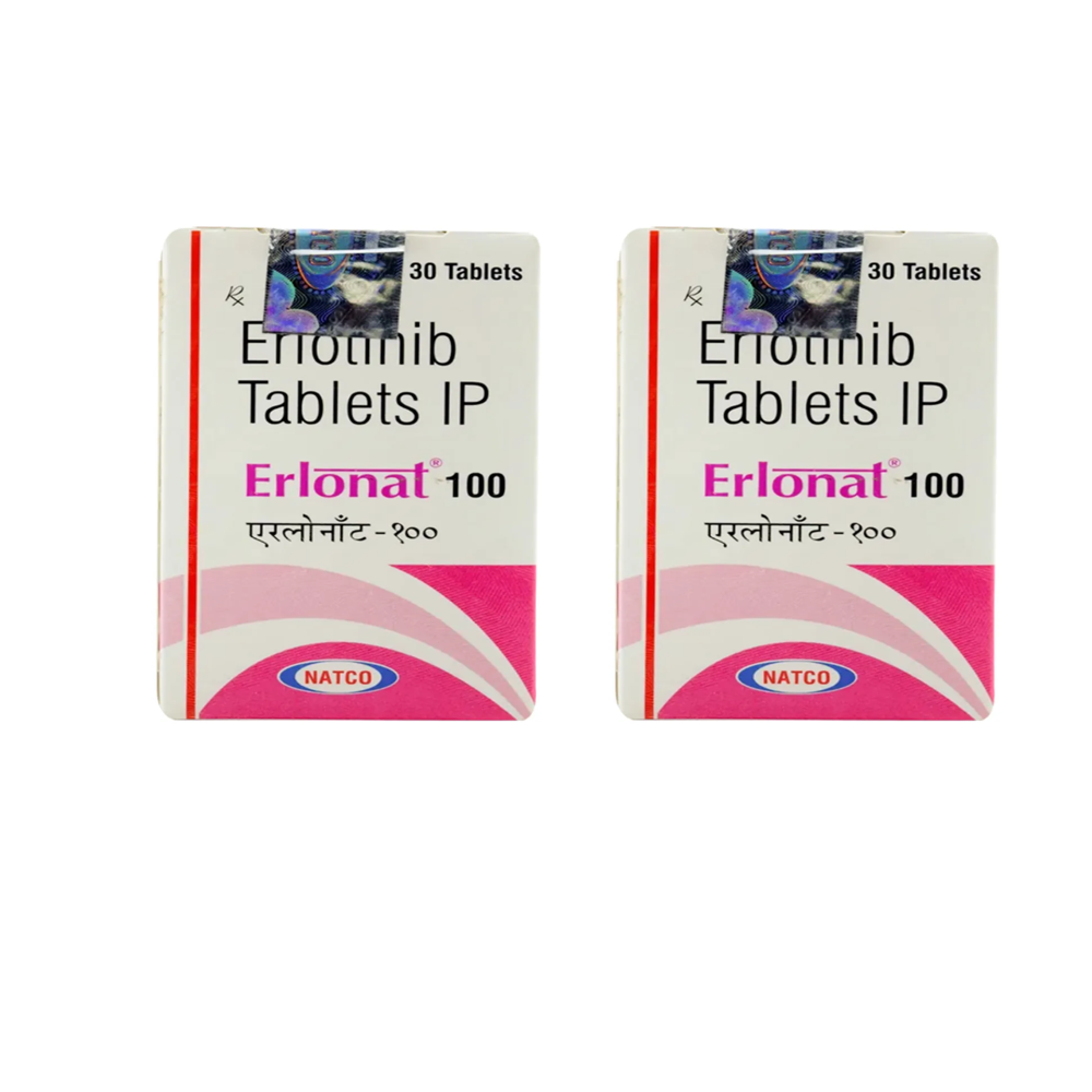 Erlonat Erlotinib Tablet 100 mg