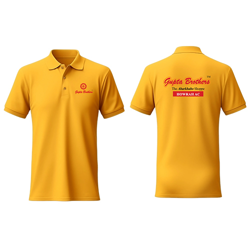 Orange Corporate T Shirt - Color: Yellow