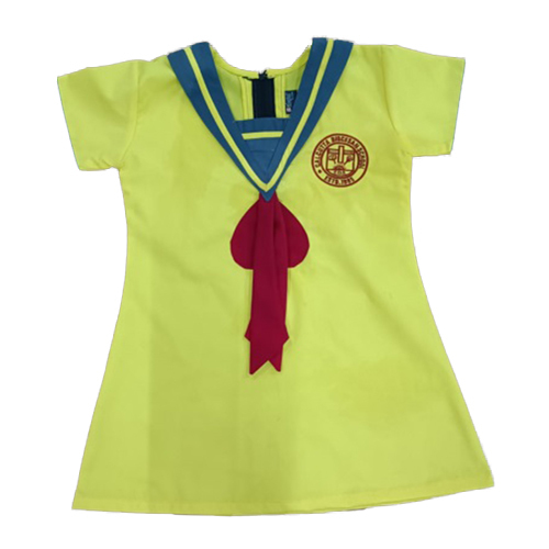 Girl School Uniform - Collar Type: V Neck