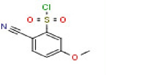 2-Cyano-5-methoxybenzene-1-sulfonyl chloride