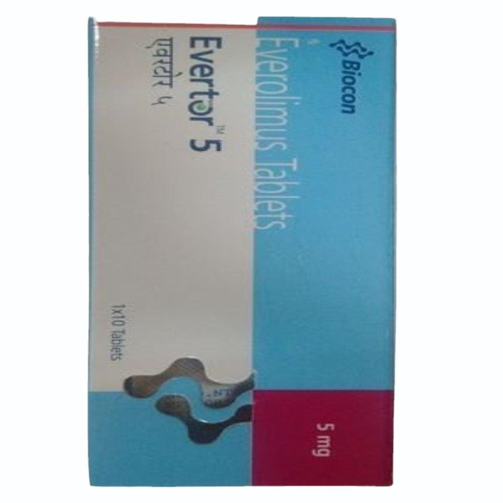 Evertor Everolimus Tablets 5mg - Origin: India