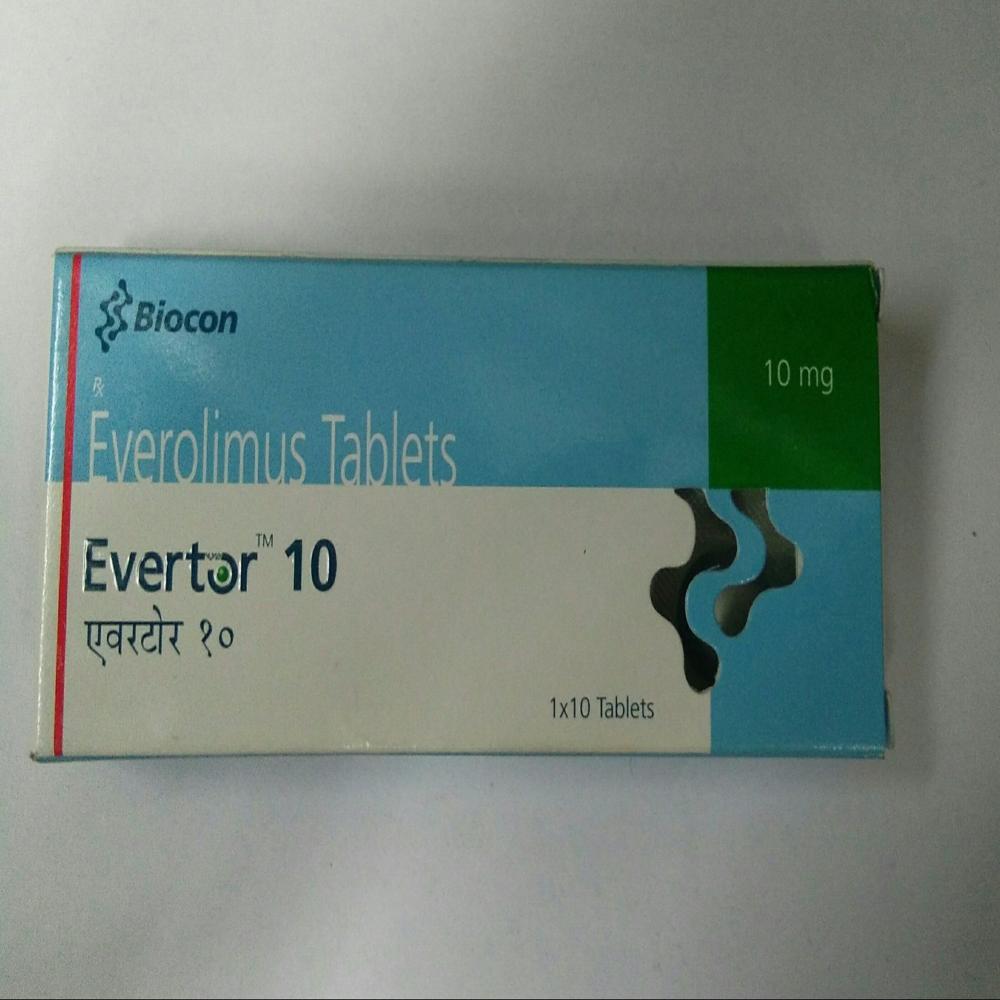 evertor Everolimus Tablets 10 Mg