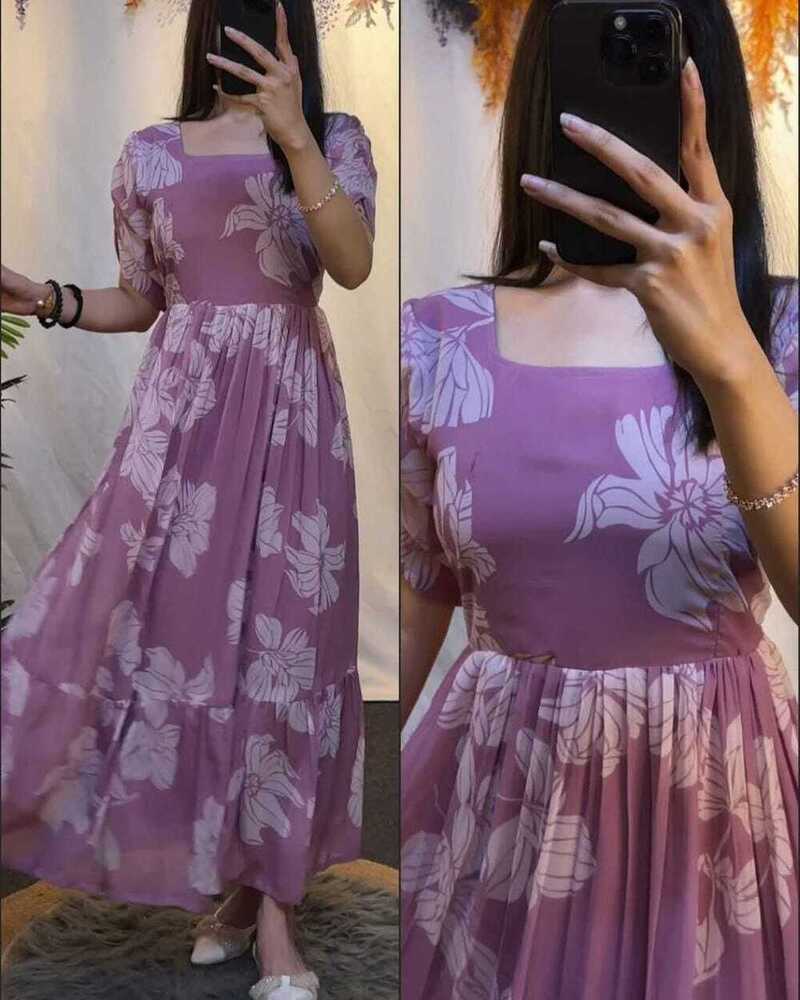 flower printed kurti