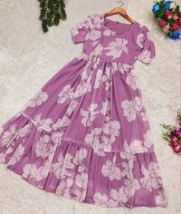 flower printed kurti