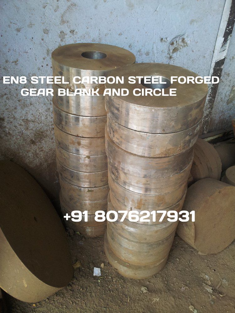 En8 Steel Carbon Steel Forged Gear Blank And Circle