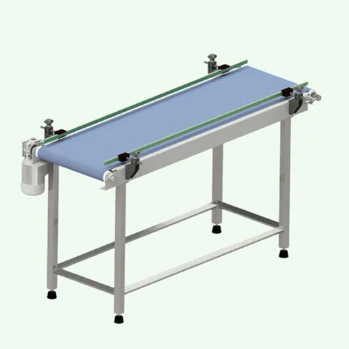 Flat Belt Conveyor - Material: Mild Steel