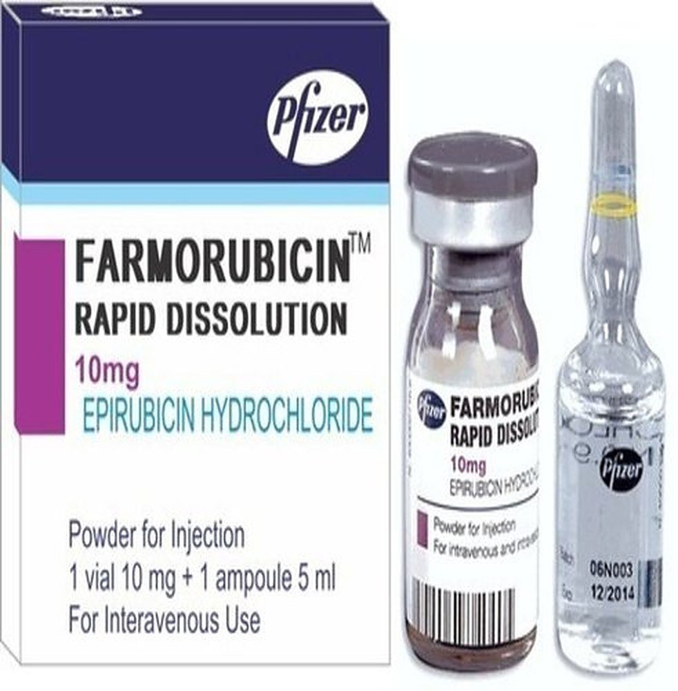 Farmorubicin Epirubicin Injection 50mg - Origin: India