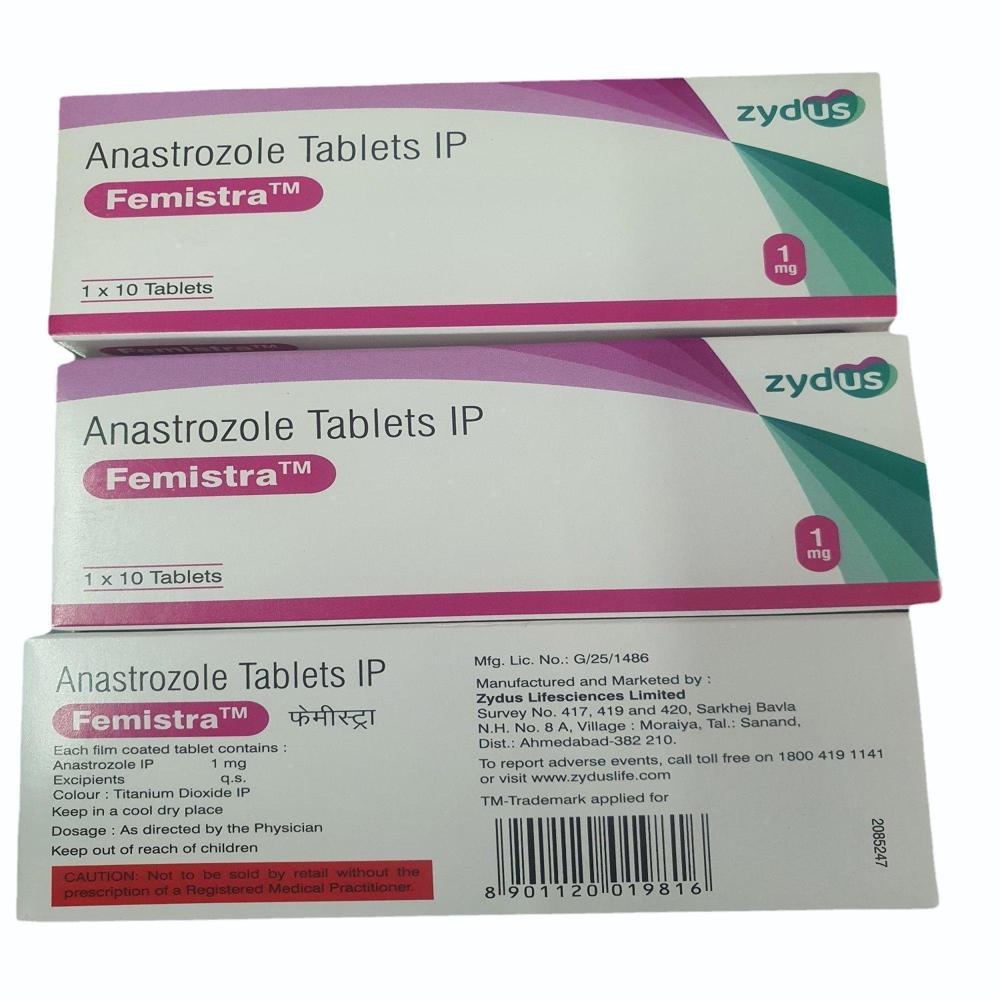 Femistra Anastrozole Tablet 1 Mg - Origin: India