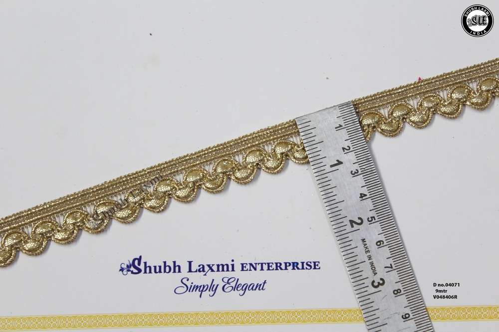 Golden Zari, Border Lace
