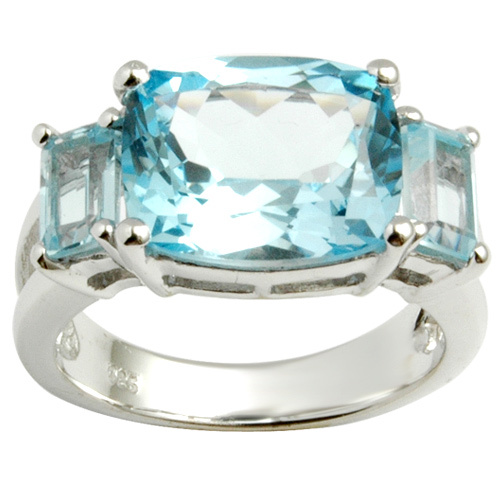 बड़ा रत्न स्टर्लिंग चांदी की अंगूठी कास्टिंग आइटम