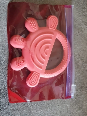 Silicon finger shape teether