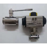 Triclover Ball Valves (tc Valve) - Color: Silver