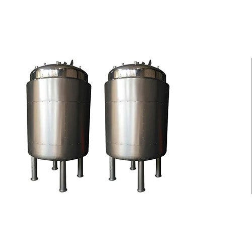 Stainless Steel Purified Water Storage Tank - Color: Silver