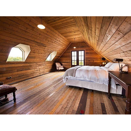 Prefabricated Wooden Houses - Color: Brown