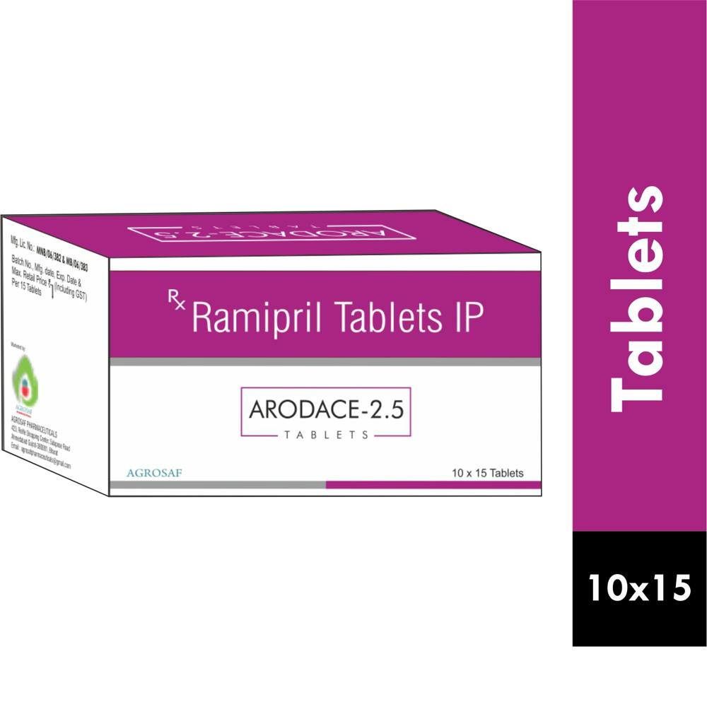 ARODACE 2.5MG TABLET - Ramipril (2.5mg)