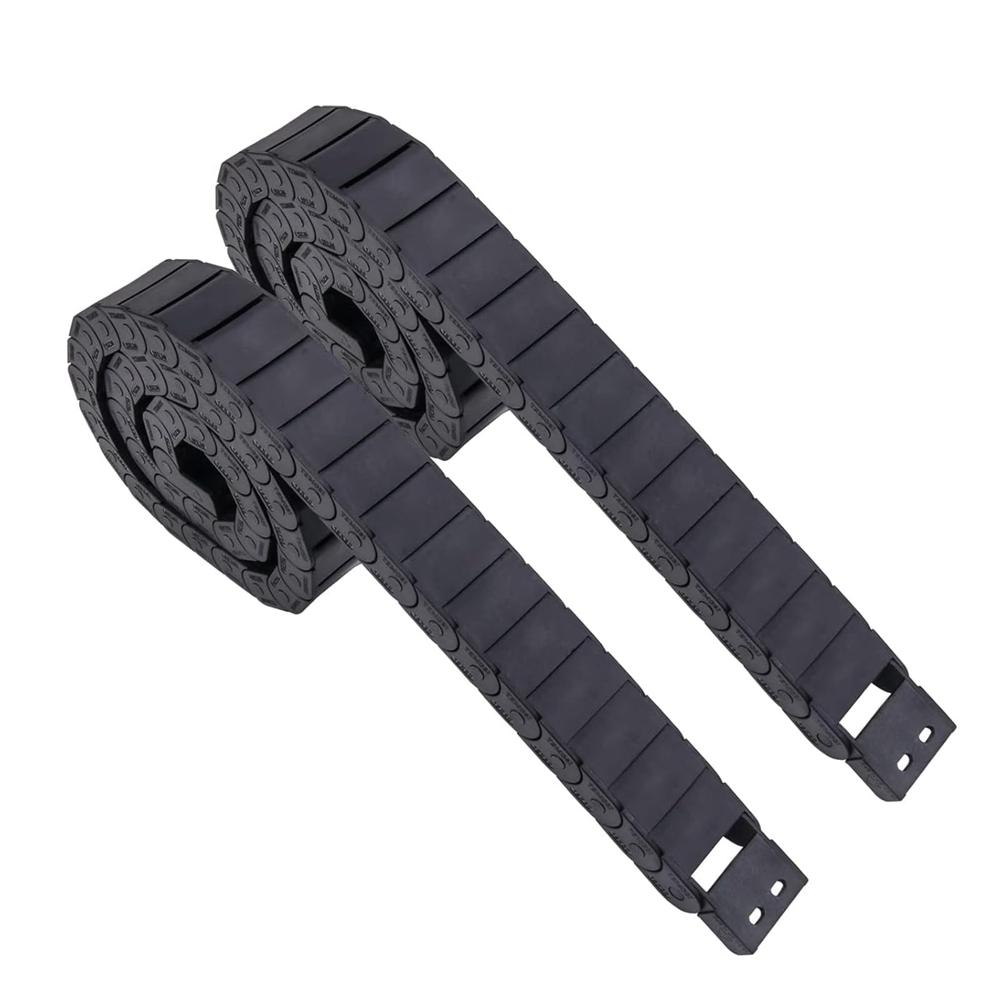 Plastic Closed Type Cable Drag Chain - Color: Black