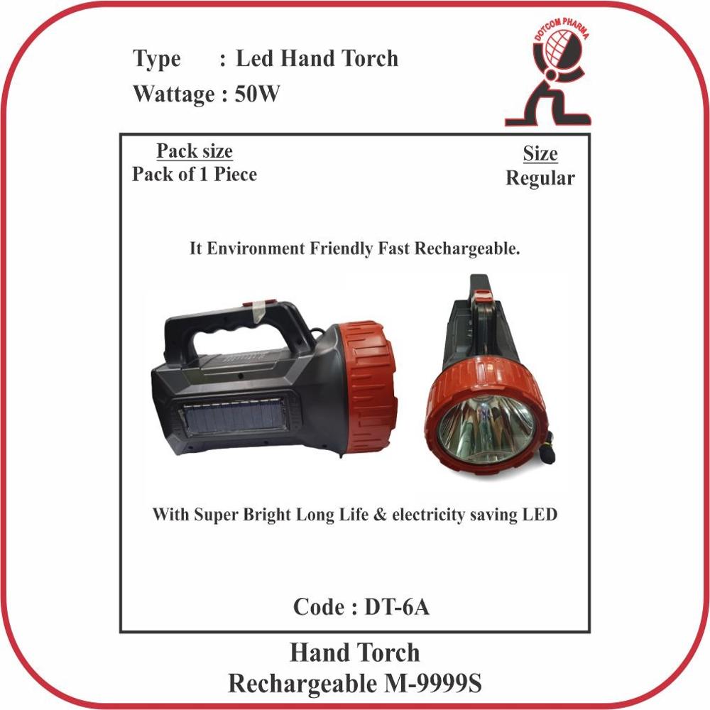 Hand Torch LED - (Rechargeable 1000 mtr Range)