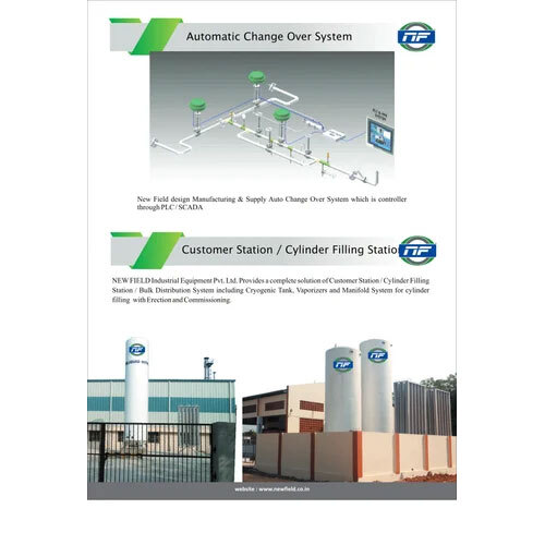 Cryogenic Liquid Storage Tank - Color: White