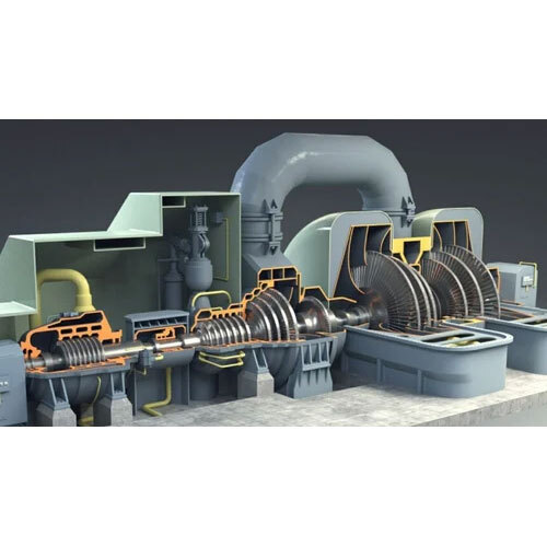 Single Blower Gland Steam Condenser - Color: Grey