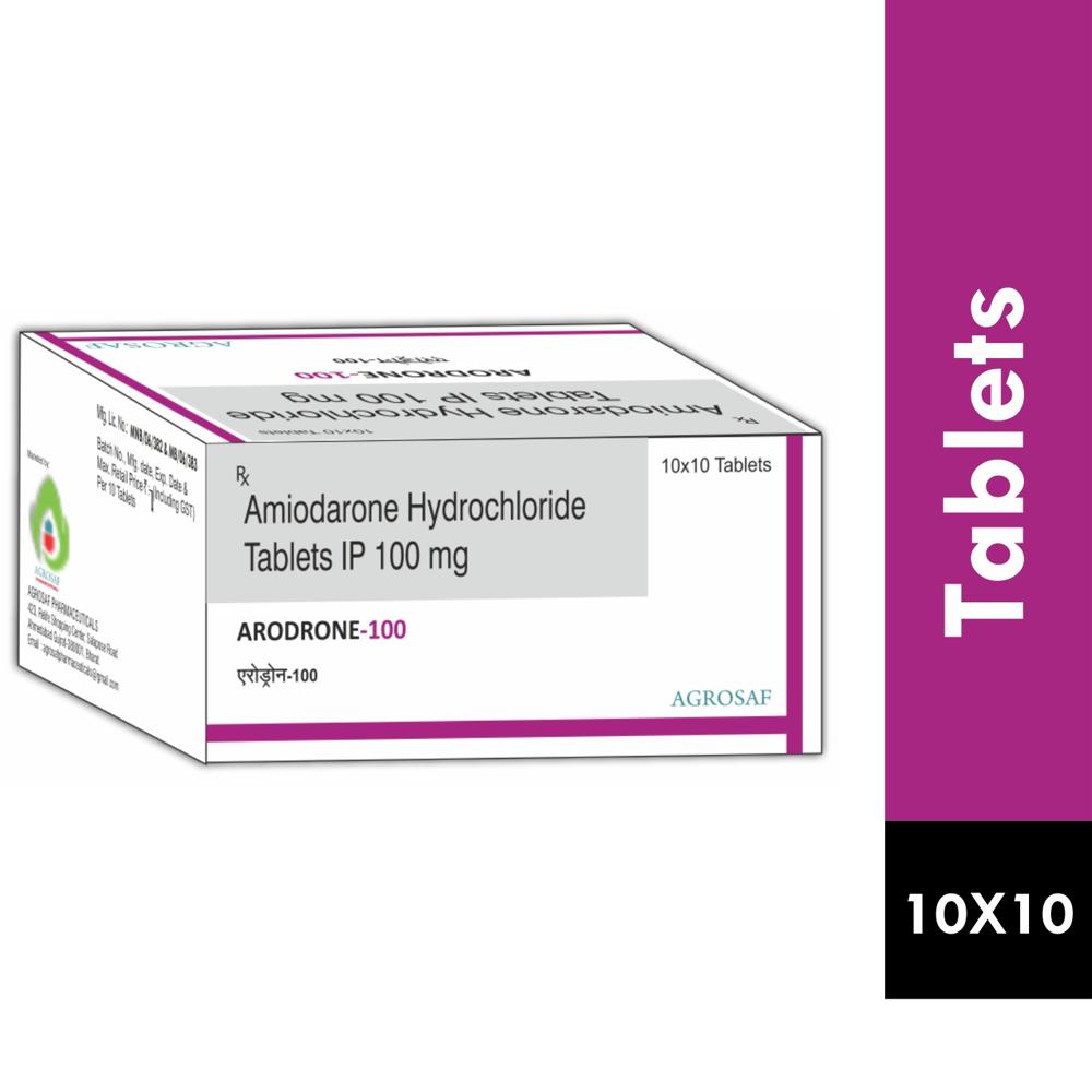 ARODRONE 100 TABLET - Amiodarone Hydrochloride 100 mg