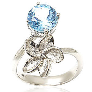 London Blue Topaz Engagement Rings Blue Topaz Silver Ring Gender: Women