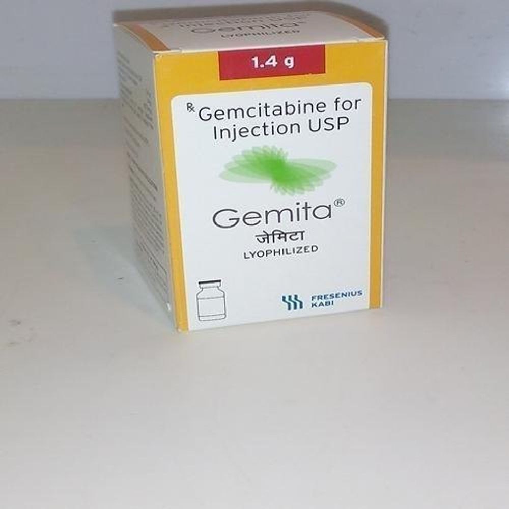 Gemita Gemcitabine Injection 1.4 Gm - Origin: India