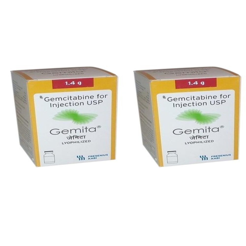 Gemita Gemcitabine Injection 1.4 Gm - Origin: India