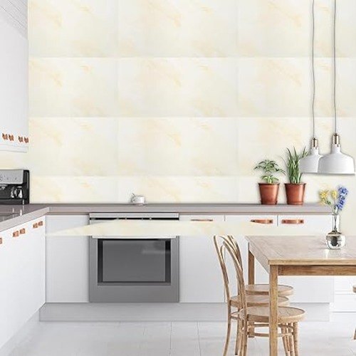 CREAM MARBLE SELF ADHESIVE WALL TILE