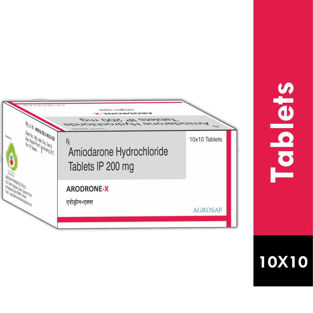 ARODRONE X TABLET - Amiodarone Hydrochloride 200 mg