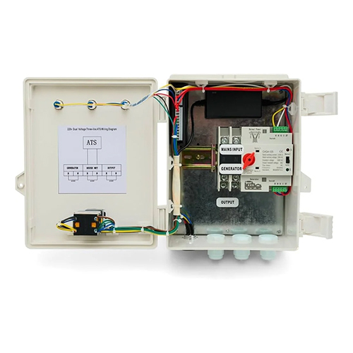 220V Dual Voltage Three Line ATS Wiring Panel