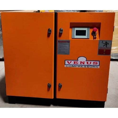 Permanent Magnet Screw Compressor - Color: Orange And Black