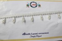 Whit Moti Latkan Lace