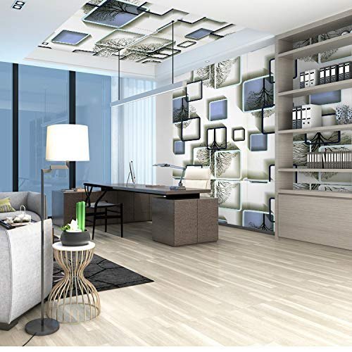 Winter Tree 3d Design Vinyl Self Adhesive Wallpaper - Pvc 45x200 Cm | Waterproof Easy Install Removable Modern Wall Decor