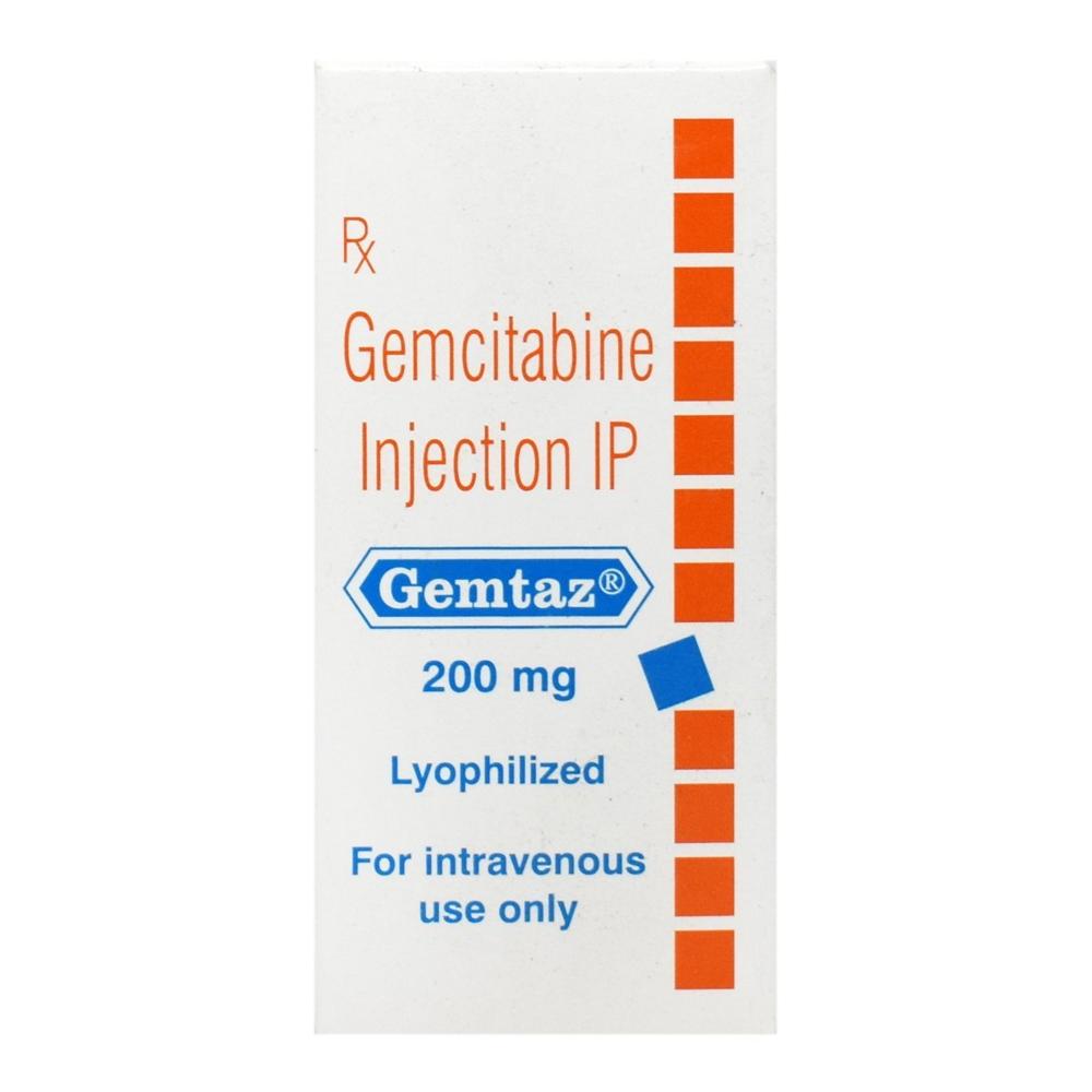Gemtaz Gemcitabine Injection 200 Mg - Origin: India