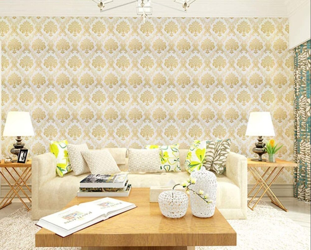 Royal Golden Design PVC Self Adhesive Wallpaper