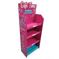 Cardboard Display Stand For Toys - Color: Pink