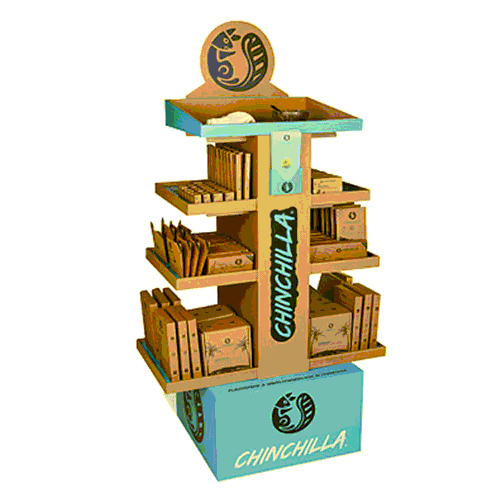 2 Side Book Display Stand - Color: Yellow