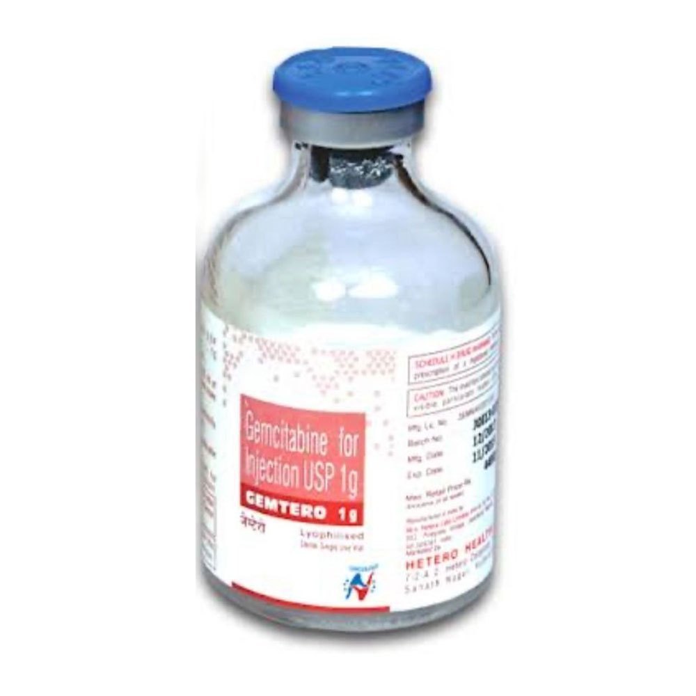 Gemtero Gemcitabine Injection 1 Mg - Origin: India