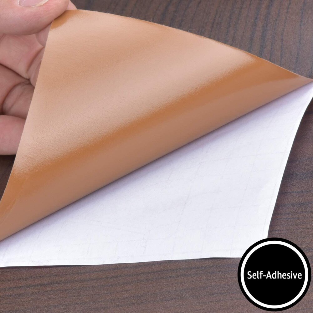 Brown Wooden PVC Self Adhesive Wallpaper Wooden Wall Paper