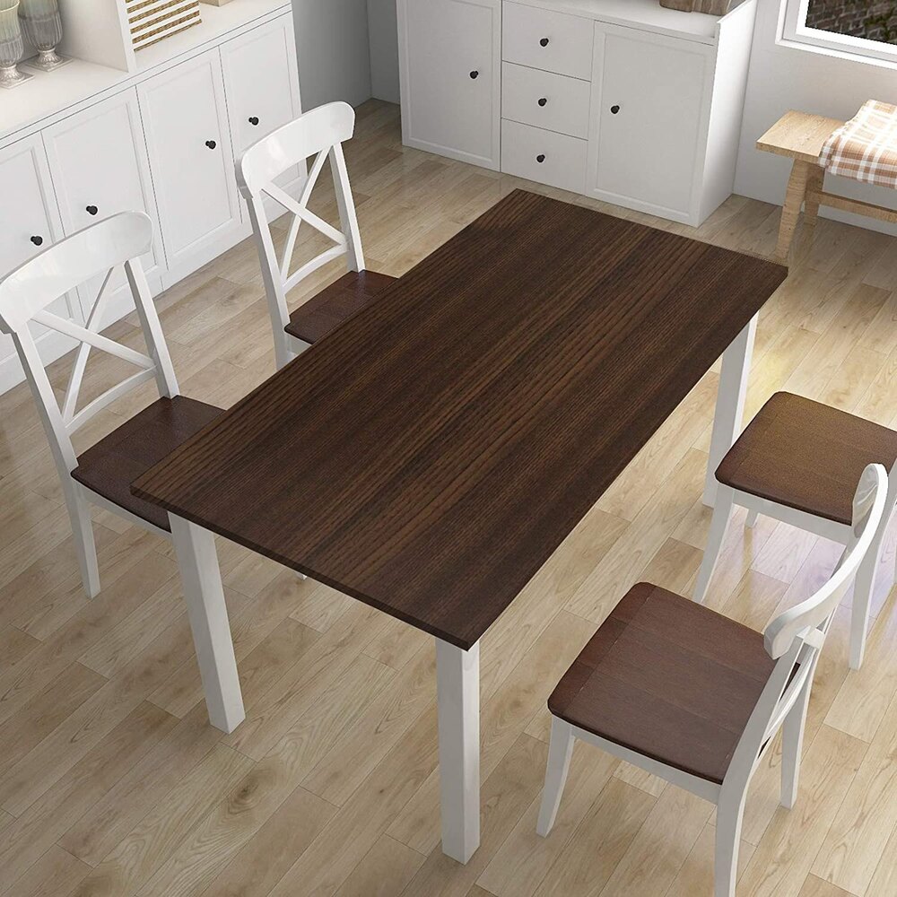 Brown Wooden PVC Self Adhesive Wallpaper Wooden Wall Paper