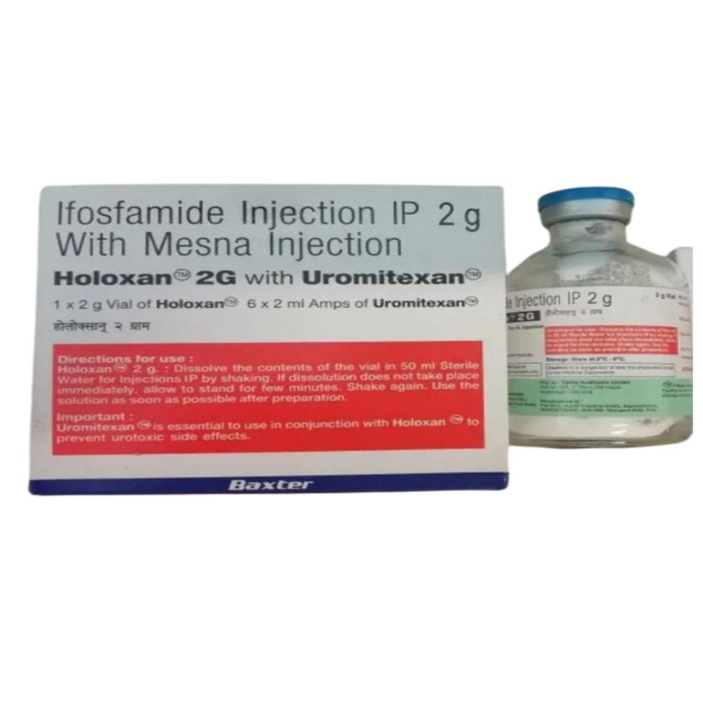 Holoxan Ifosfamide-2gm + Mesna-100mg Injection - Origin: India