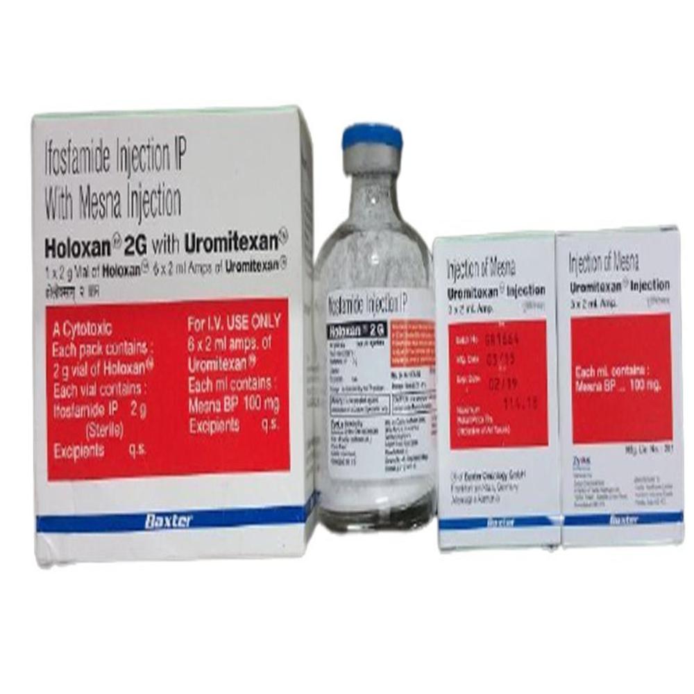 Holoxan IFOSFAMIDE-2GM + MESNA-100MG Injection 