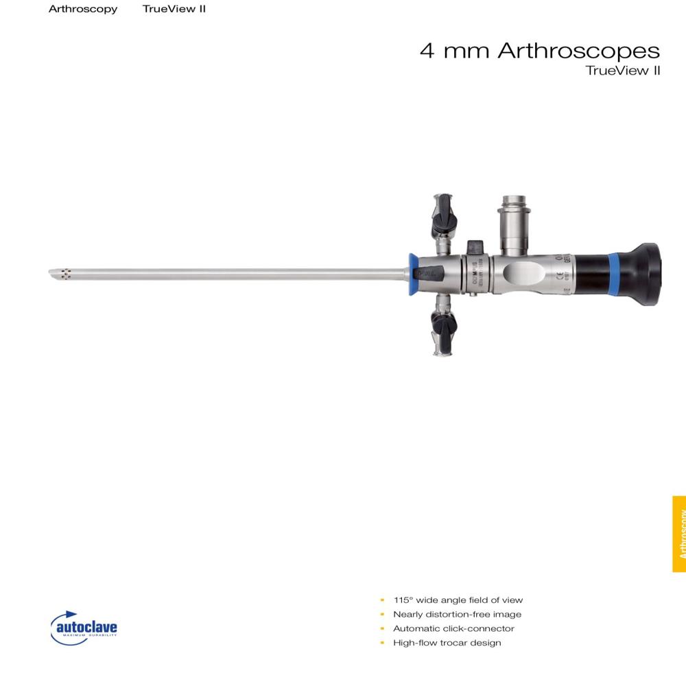 Olympus Arthroscope True View 2 - Color Code: White
